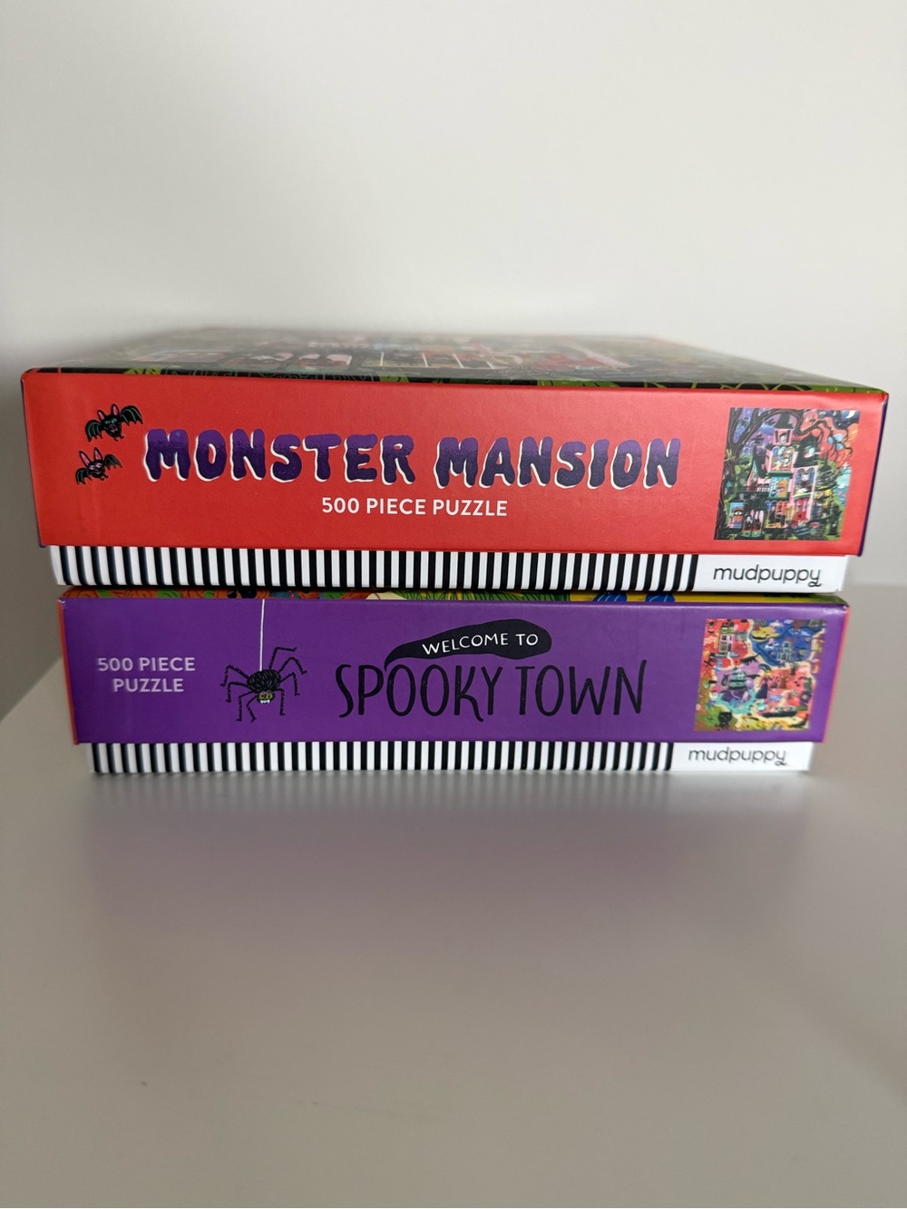 🧩 Mudpuppy Halloween 500 Piece Puzzle Bundle 🎃 👻